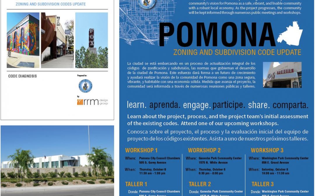 Pomona Zoning and Subdivision Code Updates