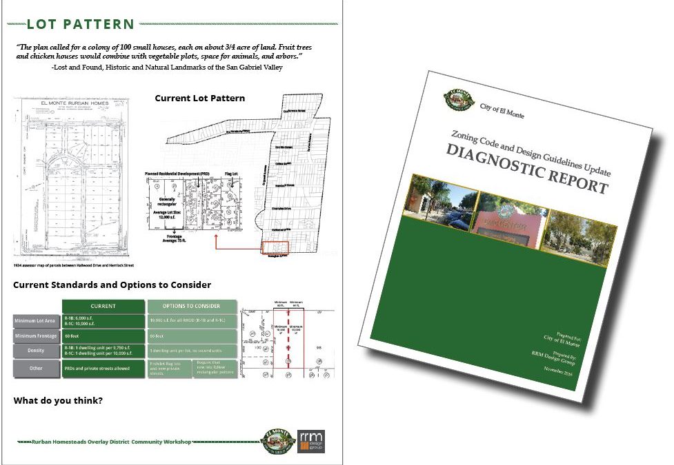 El Monte Zoning Code and Design Guidelines Update