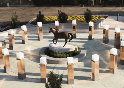 Mustang Memorial Plaza at California Polytechnic State University (Cal Poly)