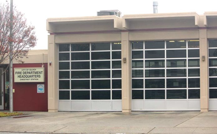 Gilroy Fire's Chestnut Street station near Highway 101