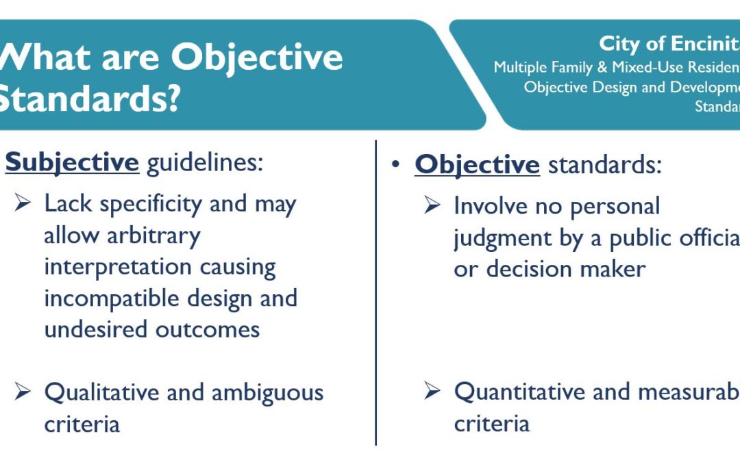 Encinitas Objective Design Standards