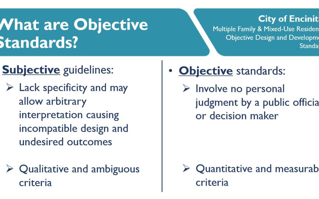 Encinitas Objective Design Standards
