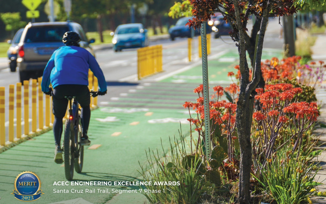 Santa Cruz Rail Trail wins ACEC Engineering Excellence Award!