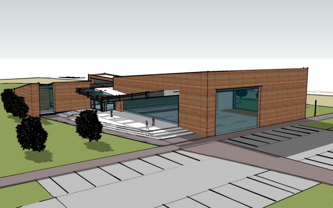 Plans for modern Fourth Street Community Center & Park in Porterville