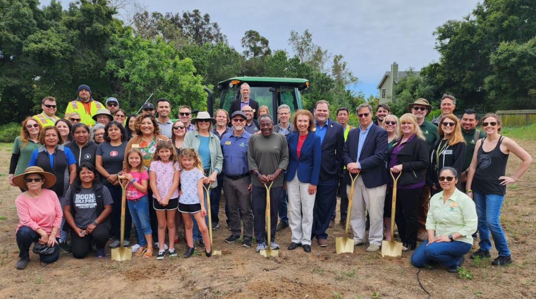 RRM’s Chris Dufour attends City of Goleta groundbreaking for new community garden and splash pad