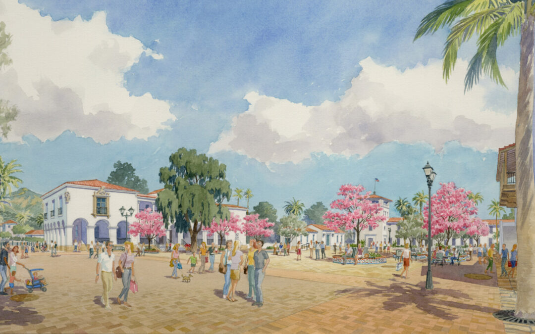 Santa Barbara’s De la Guerra Plaza